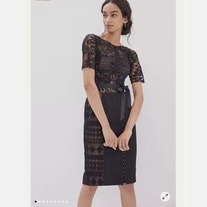 Elegant Black Lace Dress